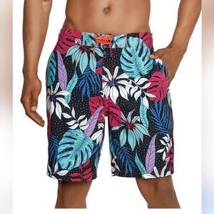 NWT Speedo UPF50 Tropical Bondi Board Short Swim Shorts Trunks Sizes M L